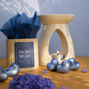 Hyacinth Twilight handmade soy wax melts with hyacinth and deep floral scent